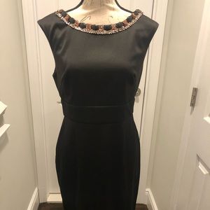 Suzy Chin Maggy Boutique Black Cocktail Dress